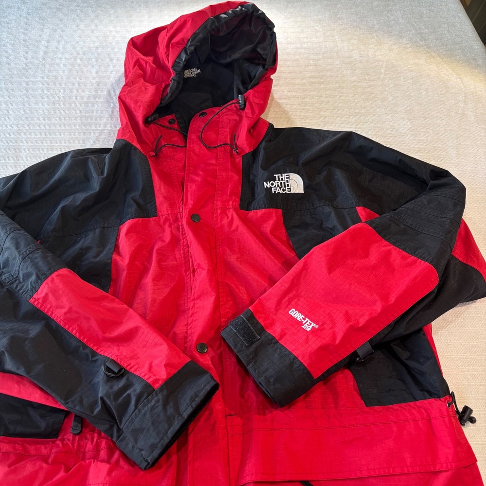 The North Face Summit Series Gore-Tex XCR Jacket Red Black Mens XXL Waterproof